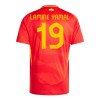 Officiële Voetbalshirt Spanje Lamine Yamal 19 Thuis EK 2024 - Heren